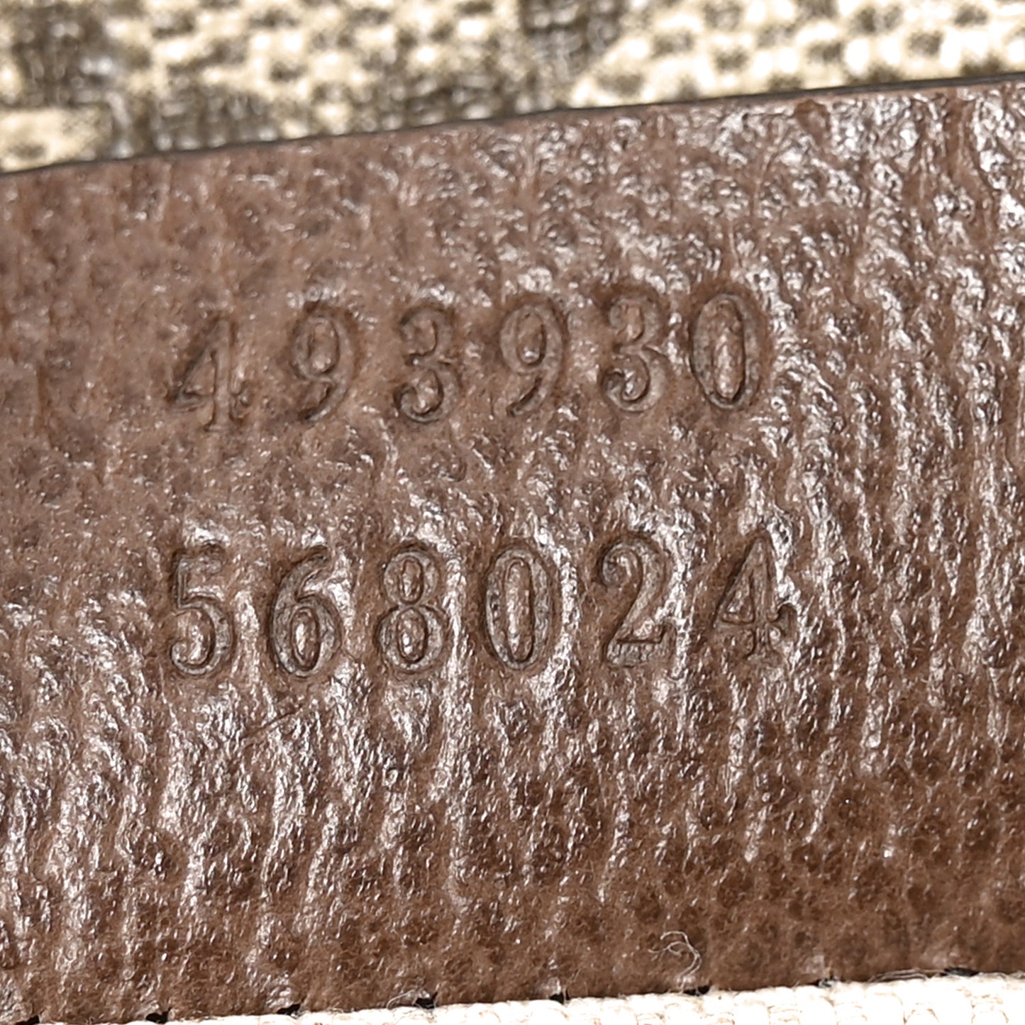 GG Supreme Monogram Neo Vintage Web Belt Bag Brown