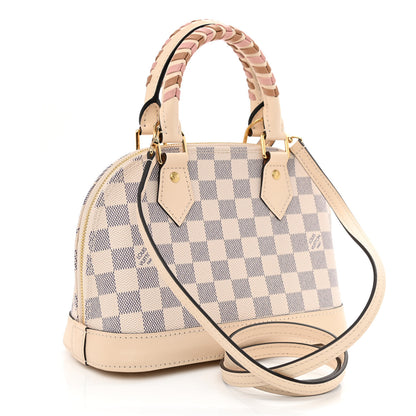 Louis Vuitton Damier Azur Braided Alma BB 3 of 8