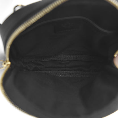 MCM Calfskin Calf Hair Leopard Print Modular Stark Belt Bag Black 5 of 13