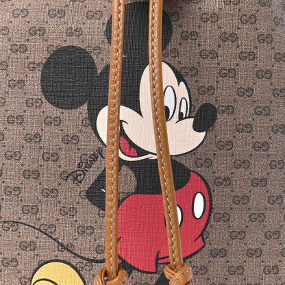 Gucci X DISNEY Mini Vintage GG Supreme Monogram Bucket Bag Beige Vintage Sun Oil 10 of 11
