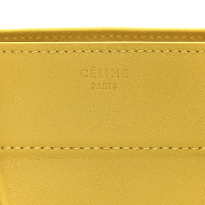 Celine Supple Calfskin Medium Phantom Luggage Sun Yellow 7 of 13