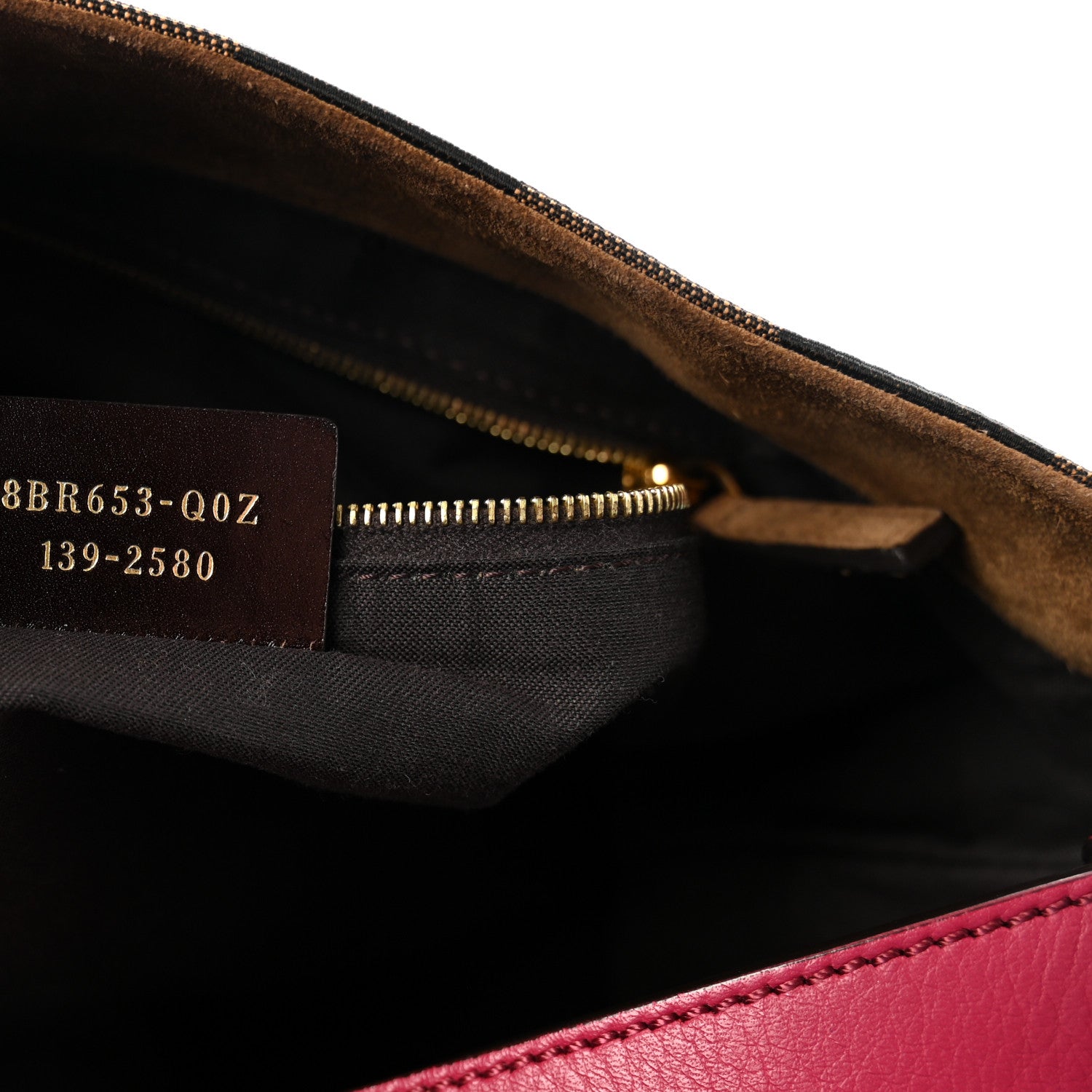 Fendi Pequin Cuoio Vegetale Large Hobo Tobacco Amarena 7 of 10