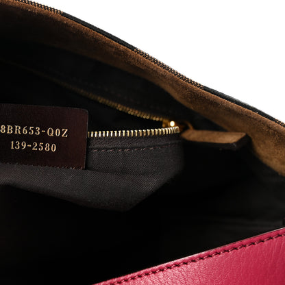 Fendi Pequin Cuoio Vegetale Large Hobo Tobacco Amarena 7 of 10