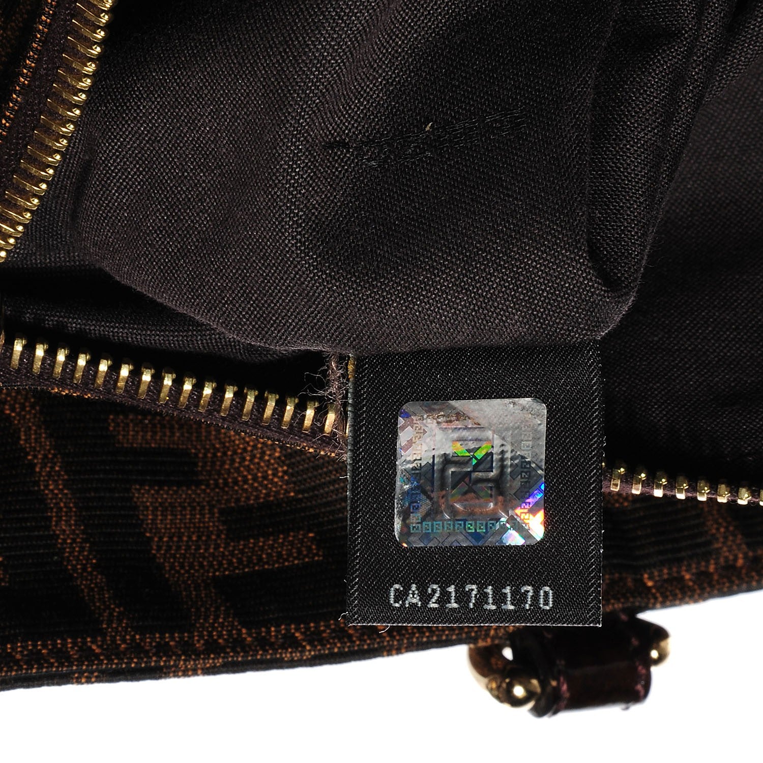 Fendi Zucca Mia Tote Tobacco 6 of 9