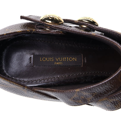 Louis Vuitton Patent Monogram Ritual Fetish Platform Pumps 36 9 of 9