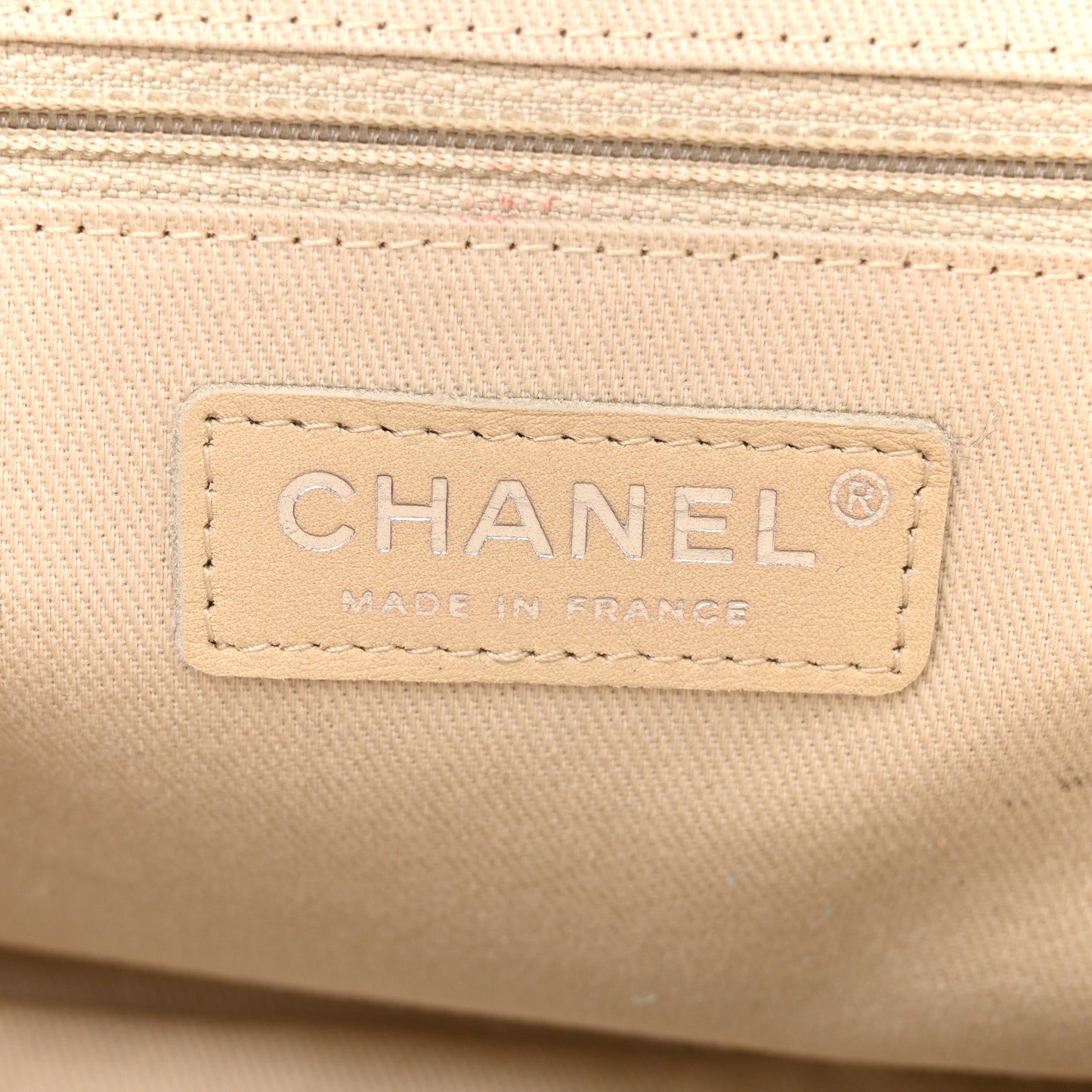 Caviar Quilted Jumbo Easy Flap Beige