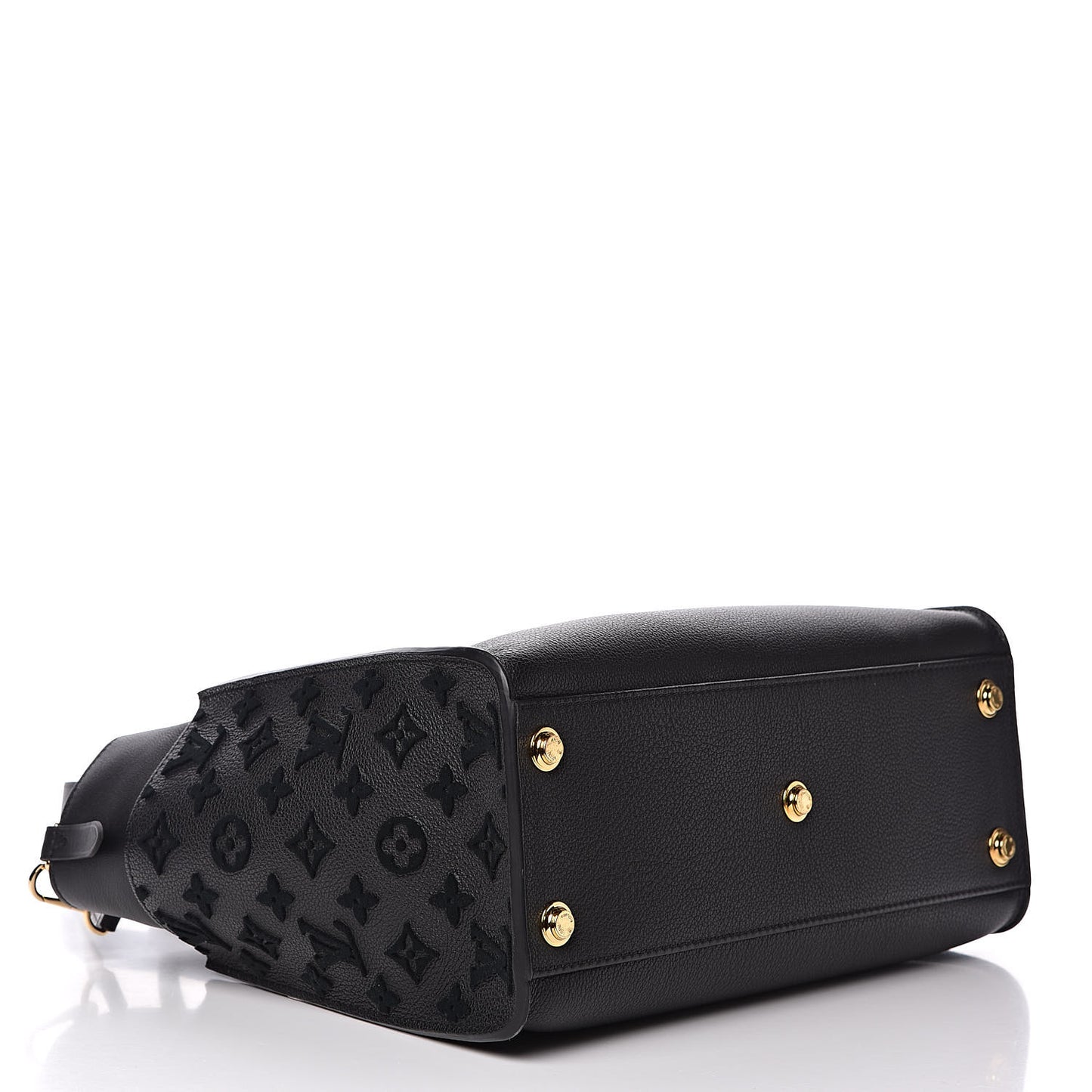 Calfskin Monogram Tufting On My Side Black