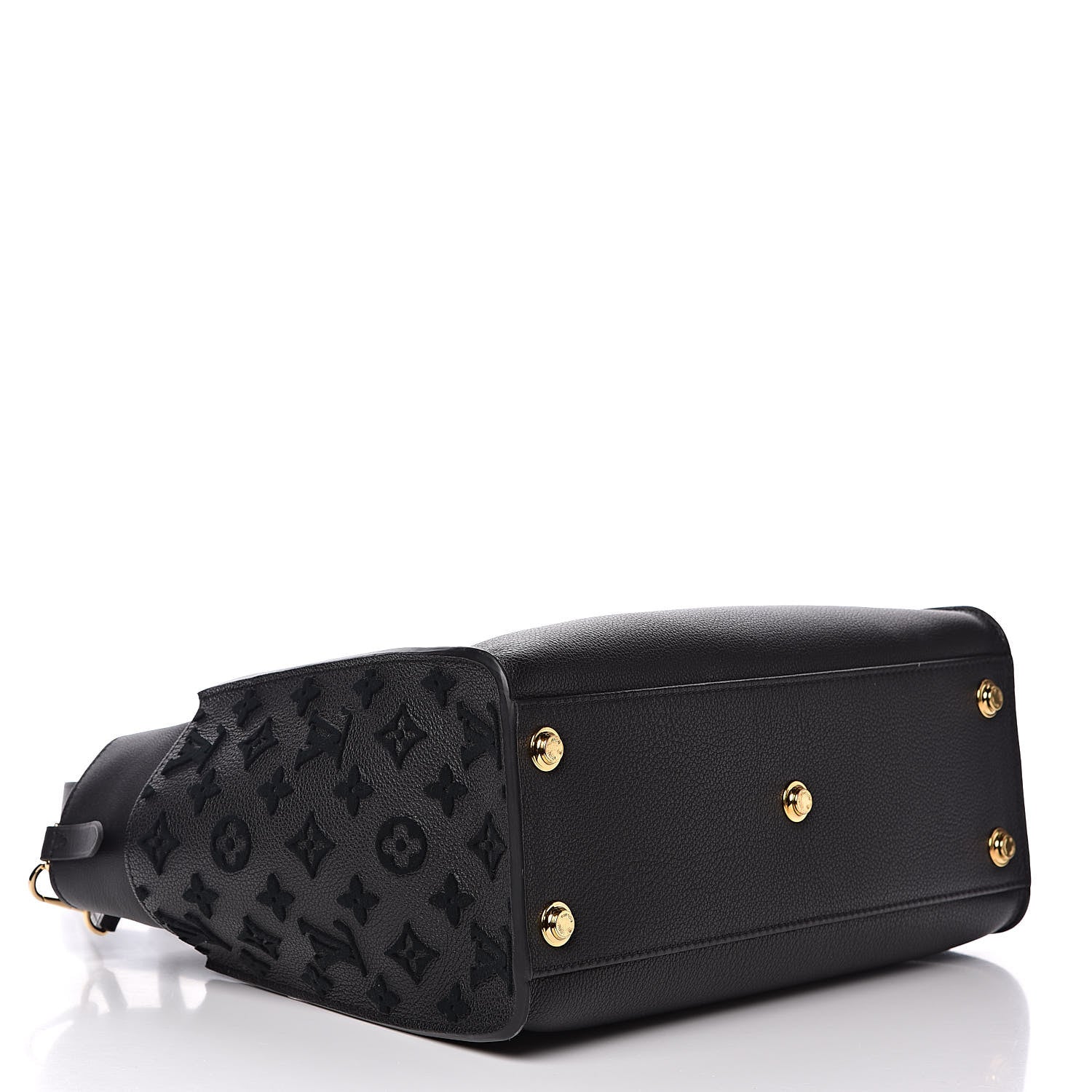Louis Vuitton Calfskin Monogram Tufting On My Side Black 4 of 9
