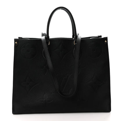 Louis Vuitton Empreinte Monogram Giant Onthego GM Black Black 1 of 9