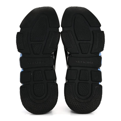 Balenciaga Neoprene Knit Mens Speed Graffiti Sneakers 42 Black Blue 6 of 11