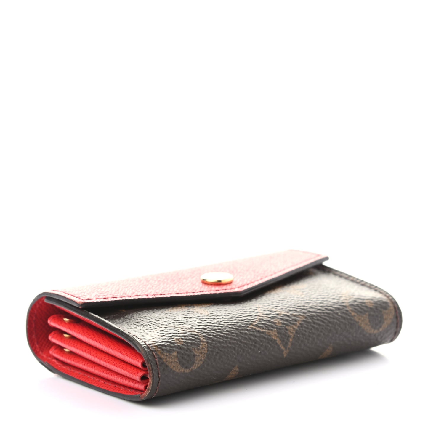 Monogram Sarah Multicartes Coquelicot