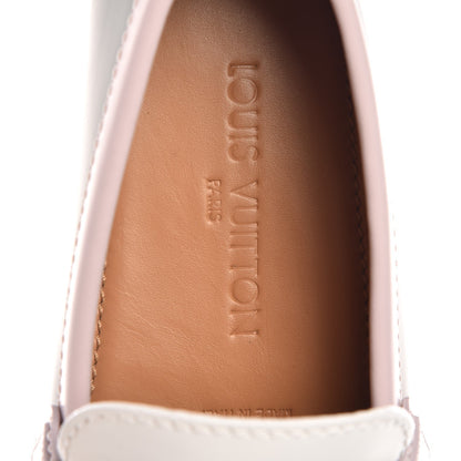 Louis Vuitton Rubber Mens Hockenheim Mocassins 6 Grey Pink 7 of 9