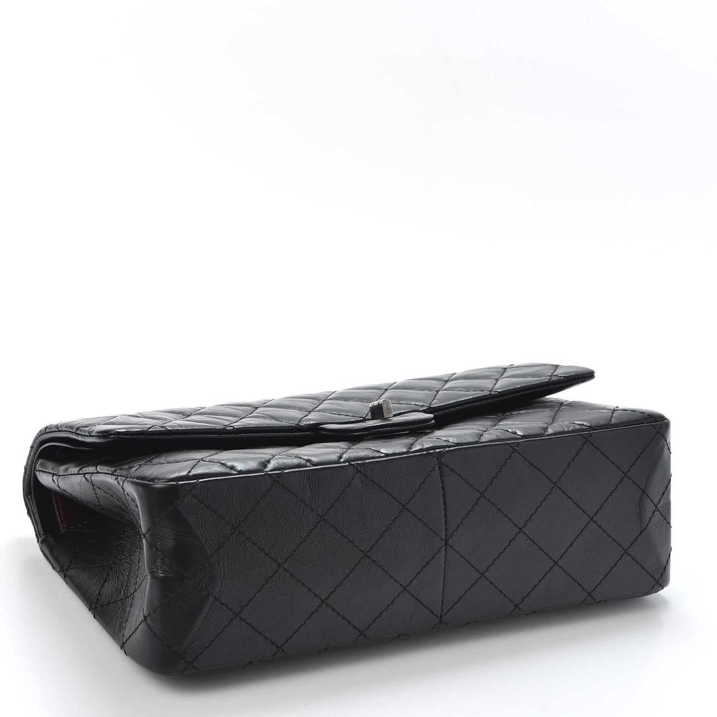 Aged Calfskin Quilted 2.55 Reissue 226 Flap Black