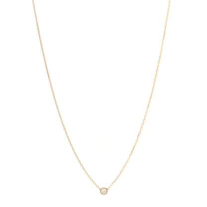 Cartier 18K Yellow Gold Diamond SM D'Amour Pendant Necklace 1 of 6