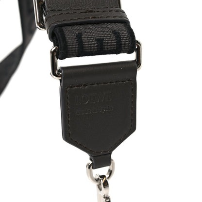 Loewe X SUNA FUJITA Calfskin Jacquard Mushroom Anagram Strap Maple 3 of 4