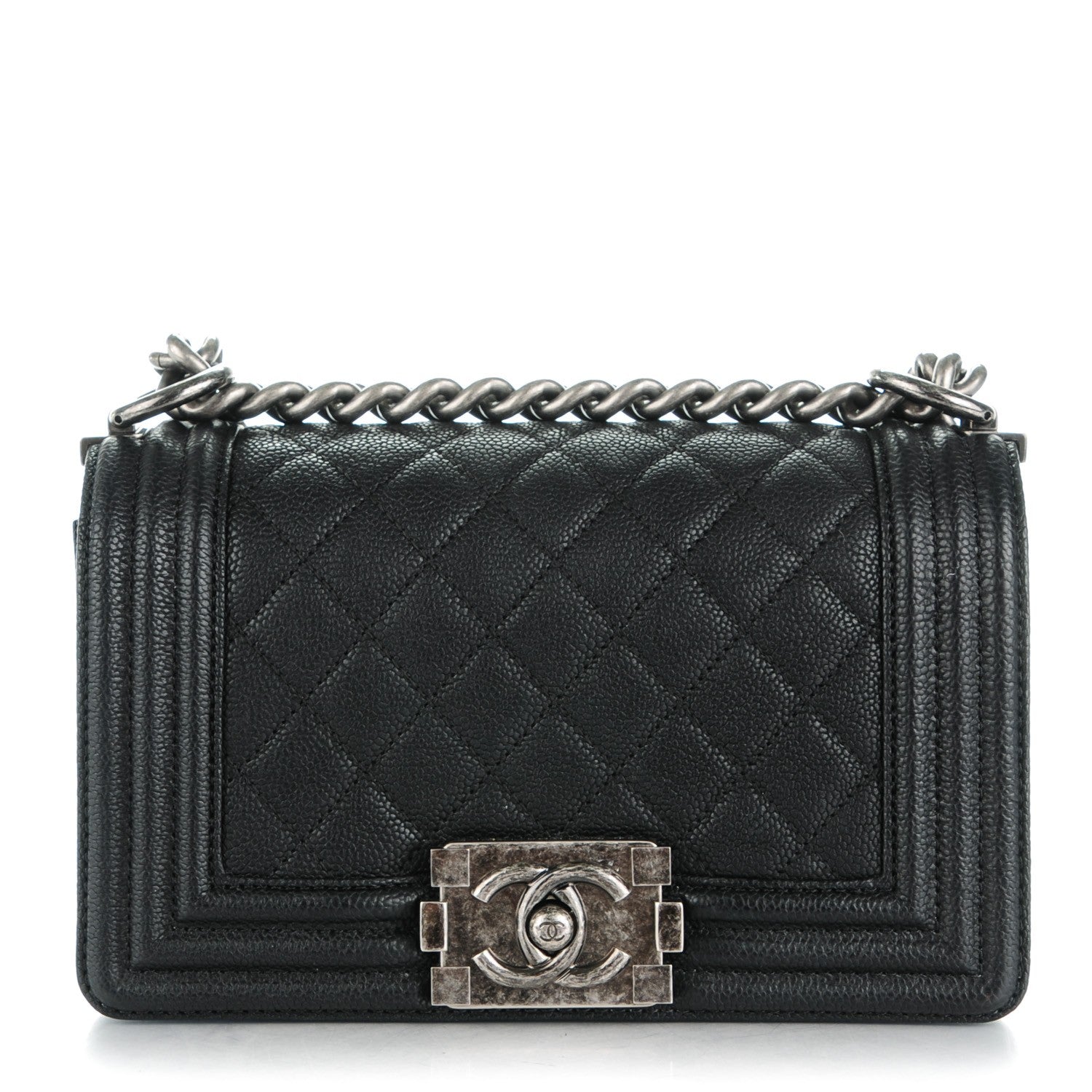Chanel Caviar Quilted Small Boy Flap Black 1 of 8