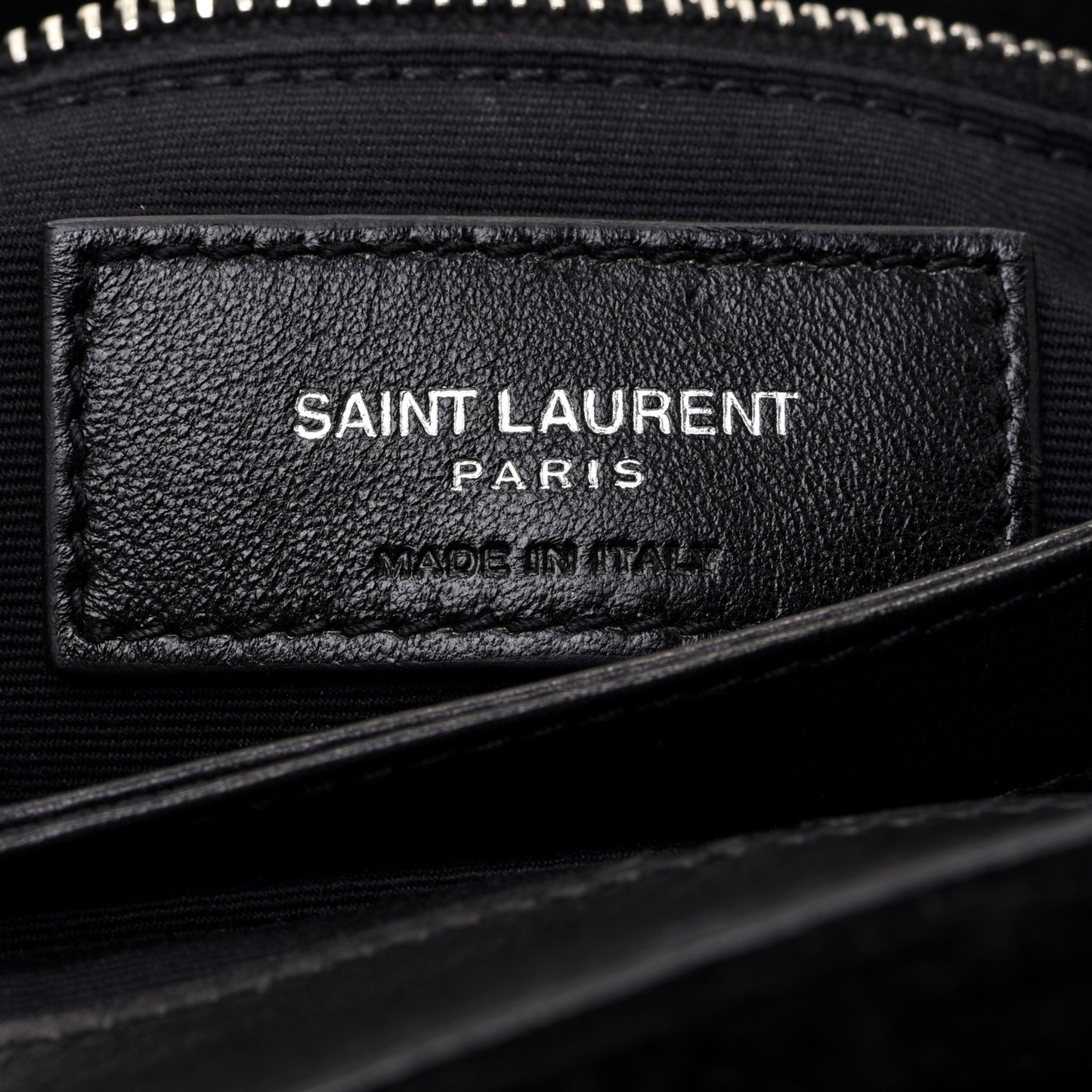 Shearling Toy Loulou Shoulder Bag Black