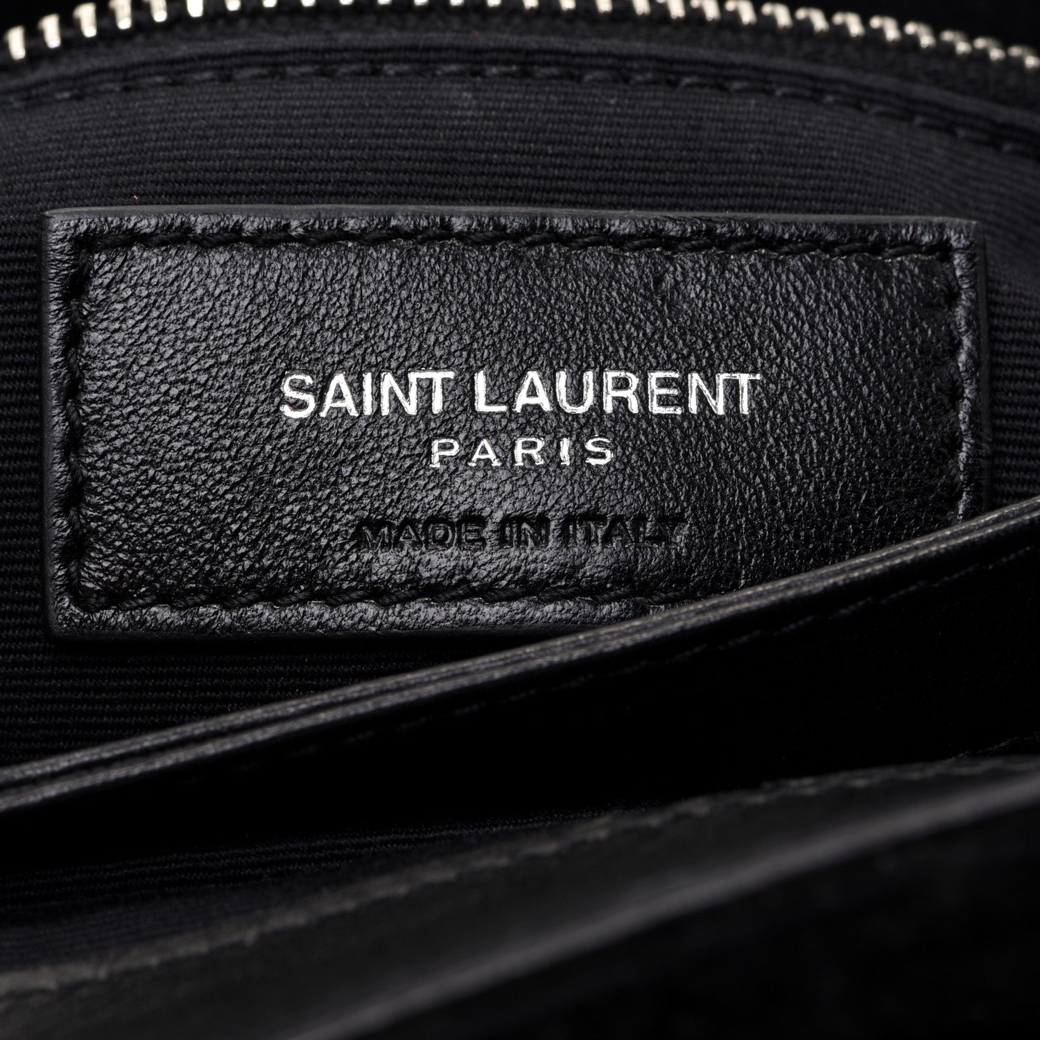 Saint Laurent Shearling Toy Loulou Shoulder Bag Black 6 of 12