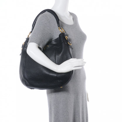 Prada Vitello Daino Hobo Nero Black 2 of 8