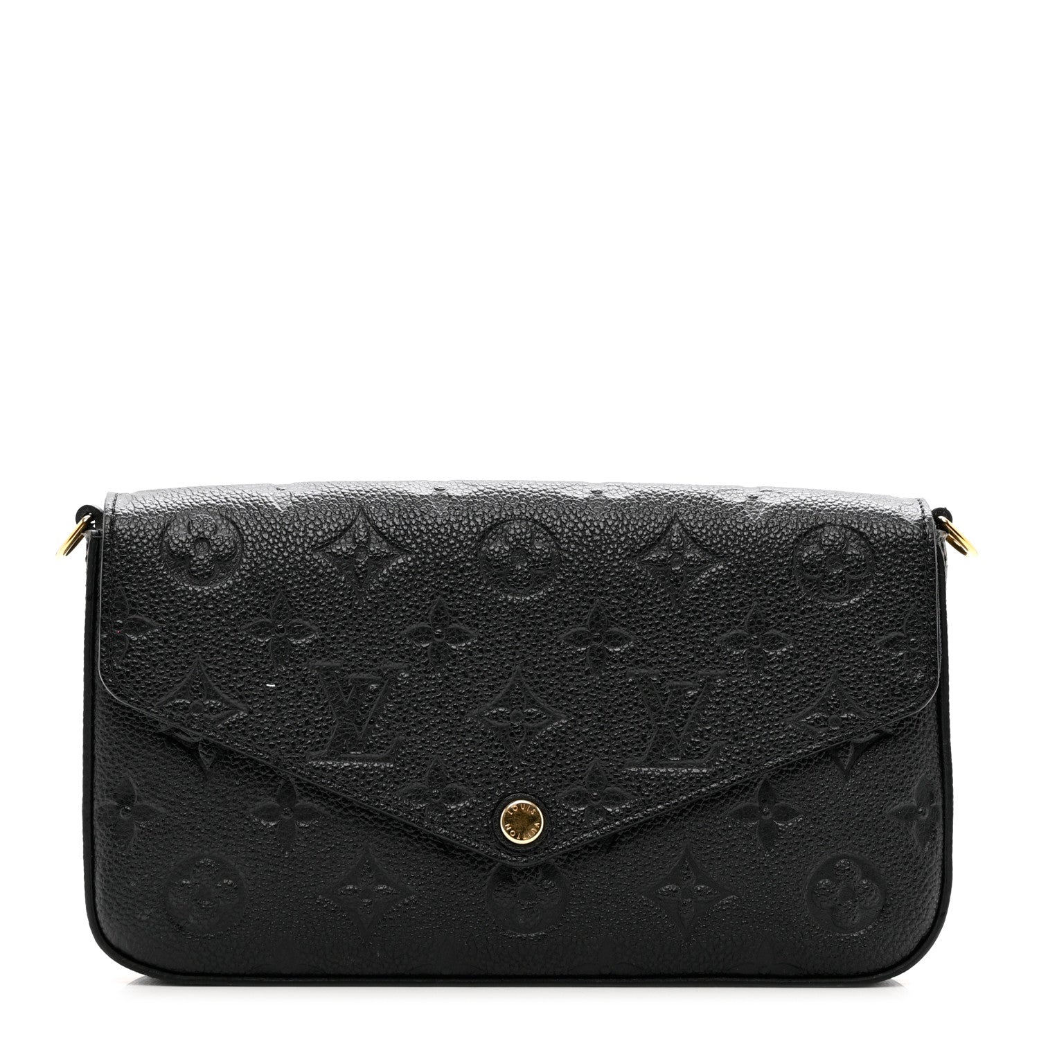 Louis Vuitton Empreinte Pochette Felicie Chain Wallet Black 1 of 5