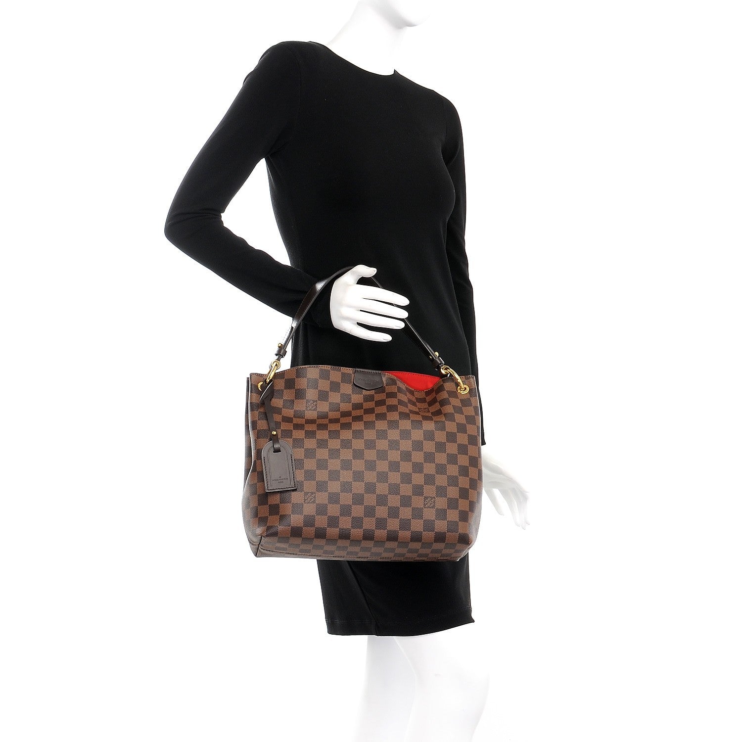 Louis Vuitton Damier Ebene Graceful PM 2 of 8