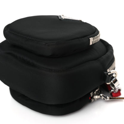 Prada Tessuto Nylon Pocket Small Wristlet Pouch Black Fuoco 8 of 8
