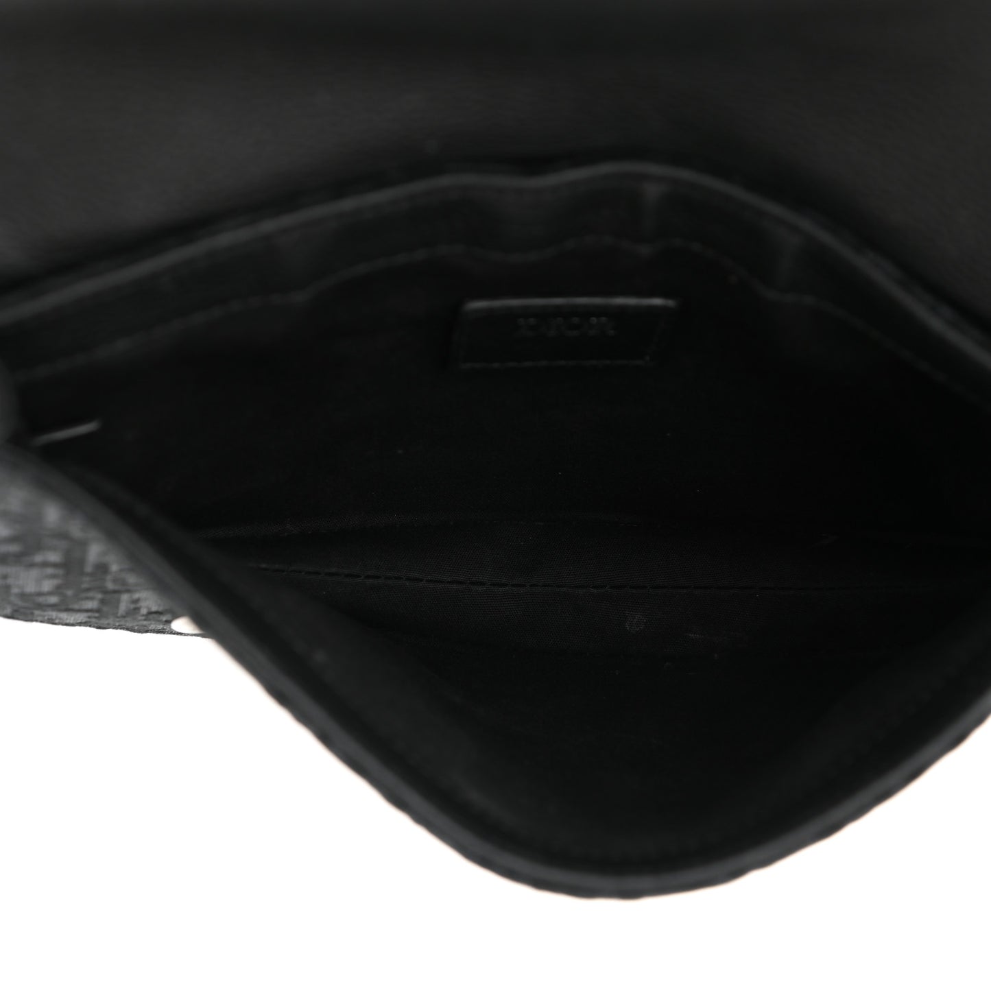 Oblique Saddle Messenger Pouch Blue Black