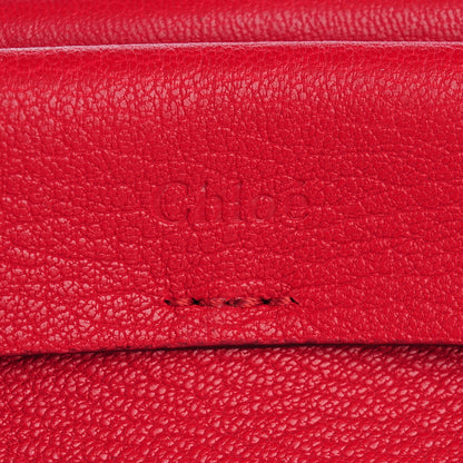 Chloe Calfskin Medium Everston Satchel Acerola 6 of 9