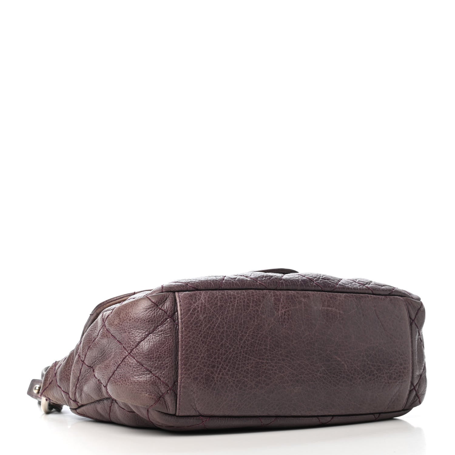Chanel Glazed Calfskin Stitched On The Road Flap Purple 3 of 10