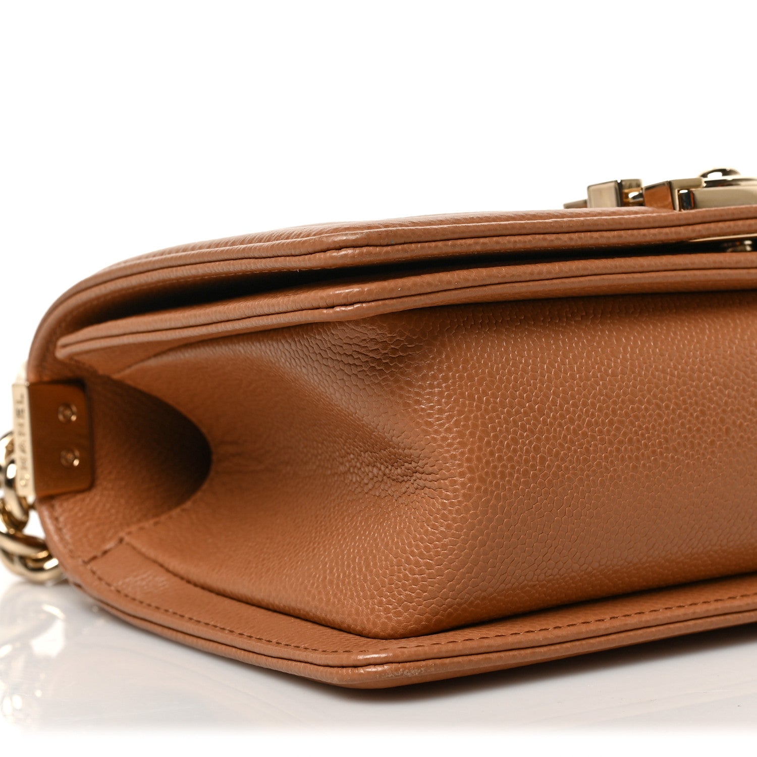 Chanel Caviar Quilted Small Boy Flap Brown 8 of 9