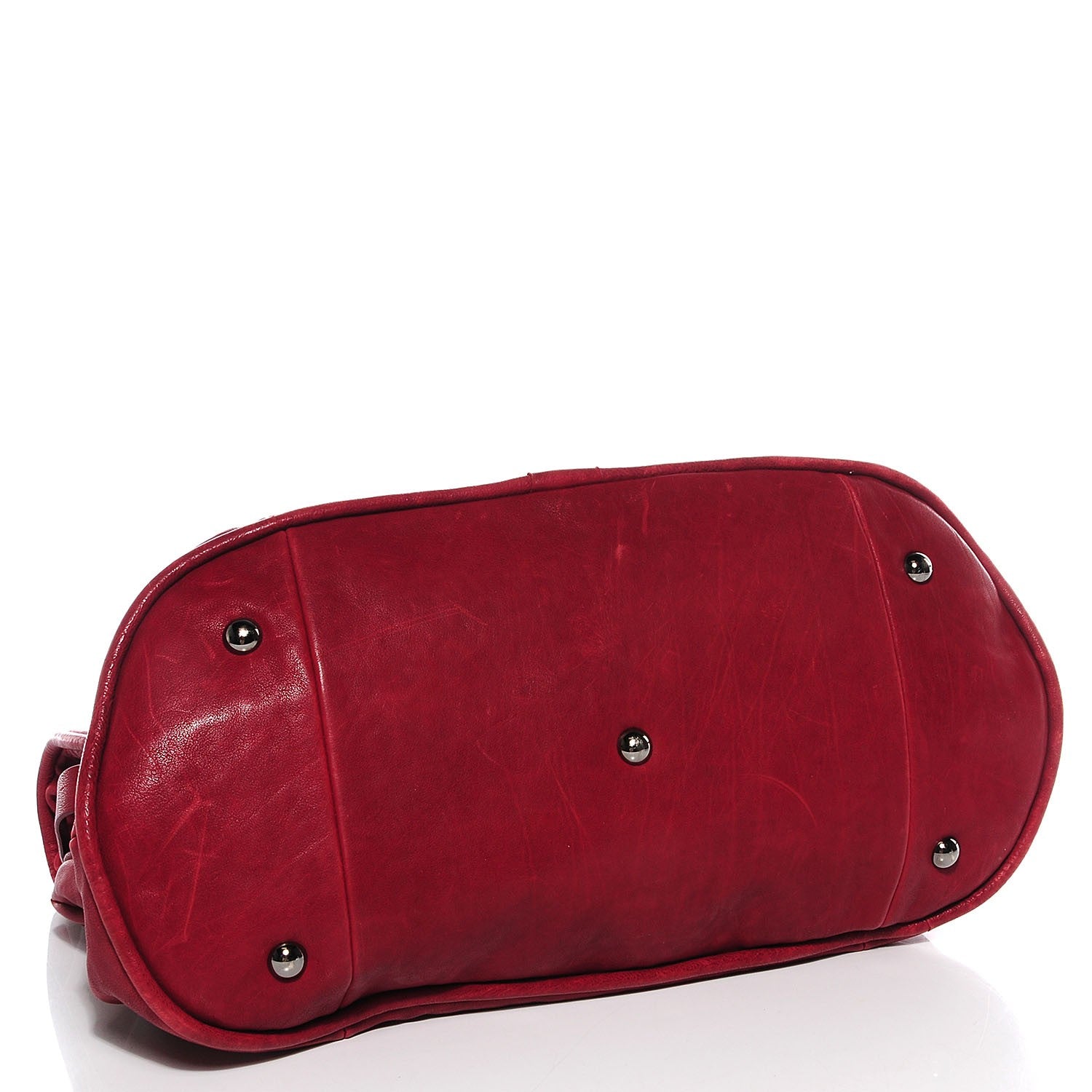 Chanel Calfskin Vintage Traveler Bag Red 4 of 8