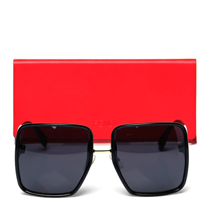 Fendi Square Sunglasses FF 0402/S Black 7 of 7