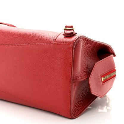 Balenciaga Grained Calfskin Neo Classic Gold Hardware S City Medium Red 10 of 11