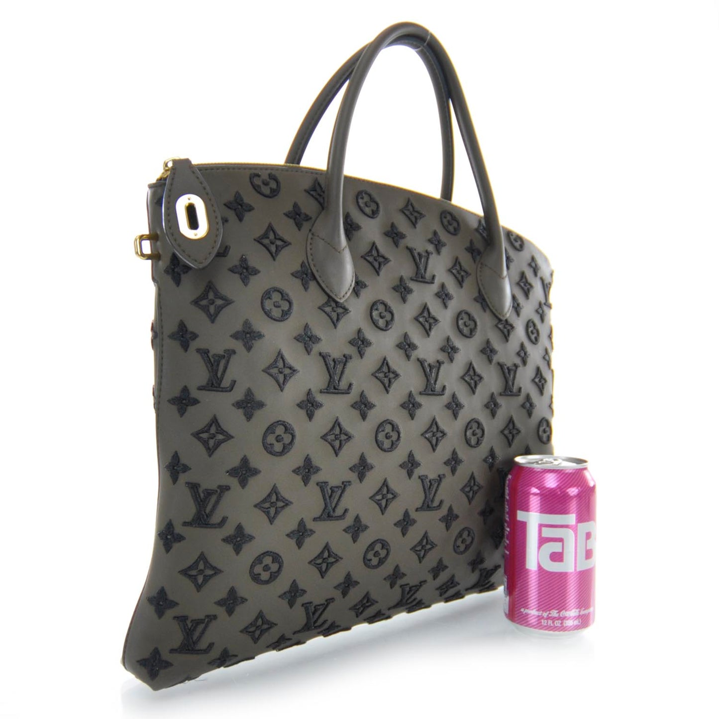 Monogram Addiction Vertical Lockit MM Brown