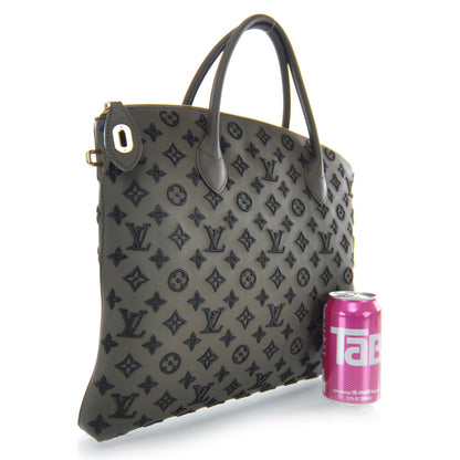 Louis Vuitton Monogram Addiction Vertical Lockit MM Brown 3 of 7
