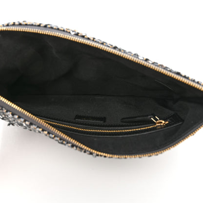 Chanel Sequins Medium 19 Pouch Silver 5 of 12