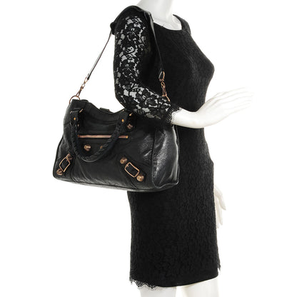 Balenciaga Agneau Giant 21 Rose Gold Hardware City Black 8 of 15