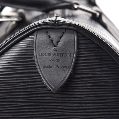 Louis Vuitton Epi Speedy 25 Black 8 of 8