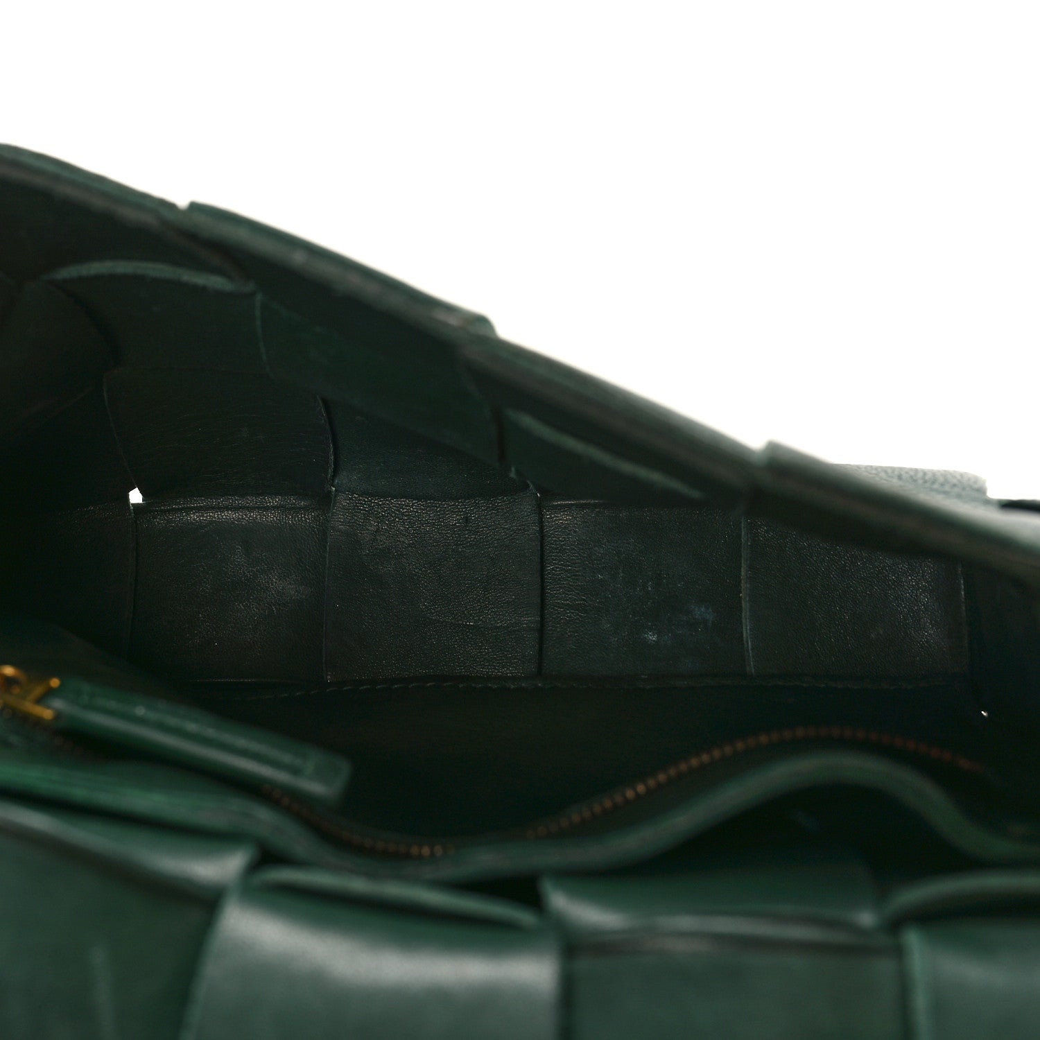 Bottega Veneta Grained Calfskin Maxi Intrecciato Cassette Crossbody Bag Raintree Green 5 of 12