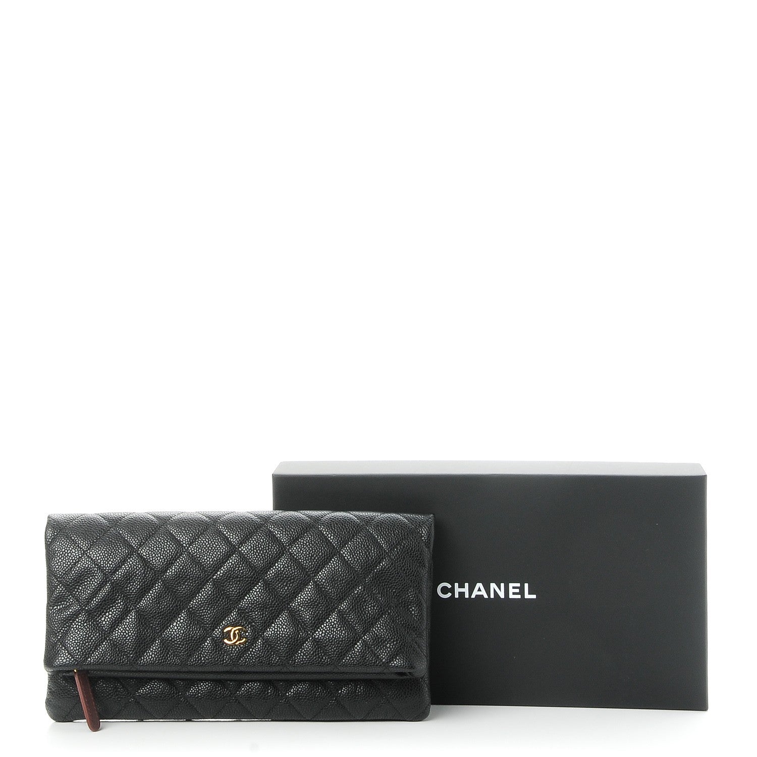 Chanel Caviar Quilted CC Beauty Clutch Black 9 of 9