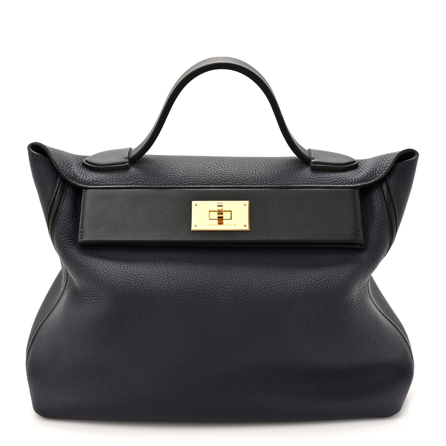 Hermes Togo Swift 24/24 35 Bleu Indigo Black 1 of 9