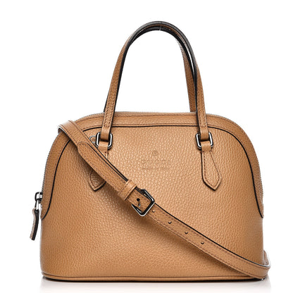 Gucci Calfskin Mini Dome Bag Whiskey 1 of 9