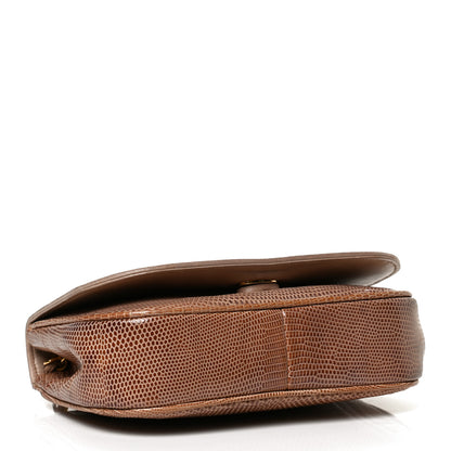 Chanel Snakeskin Flap Brown 4 of 10