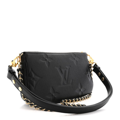 Louis Vuitton Empreinte Monogram Giant Multi Pochette Accessories Black 4 of 11