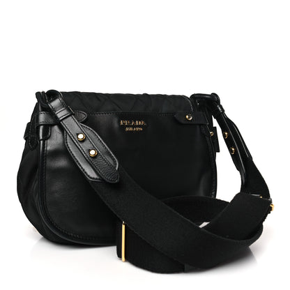 Prada Nylon Calf Corsaire Bag Black 3 of 8