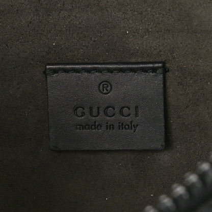 Gucci GG Supreme Monogram Belt Bag Black 6 of 9