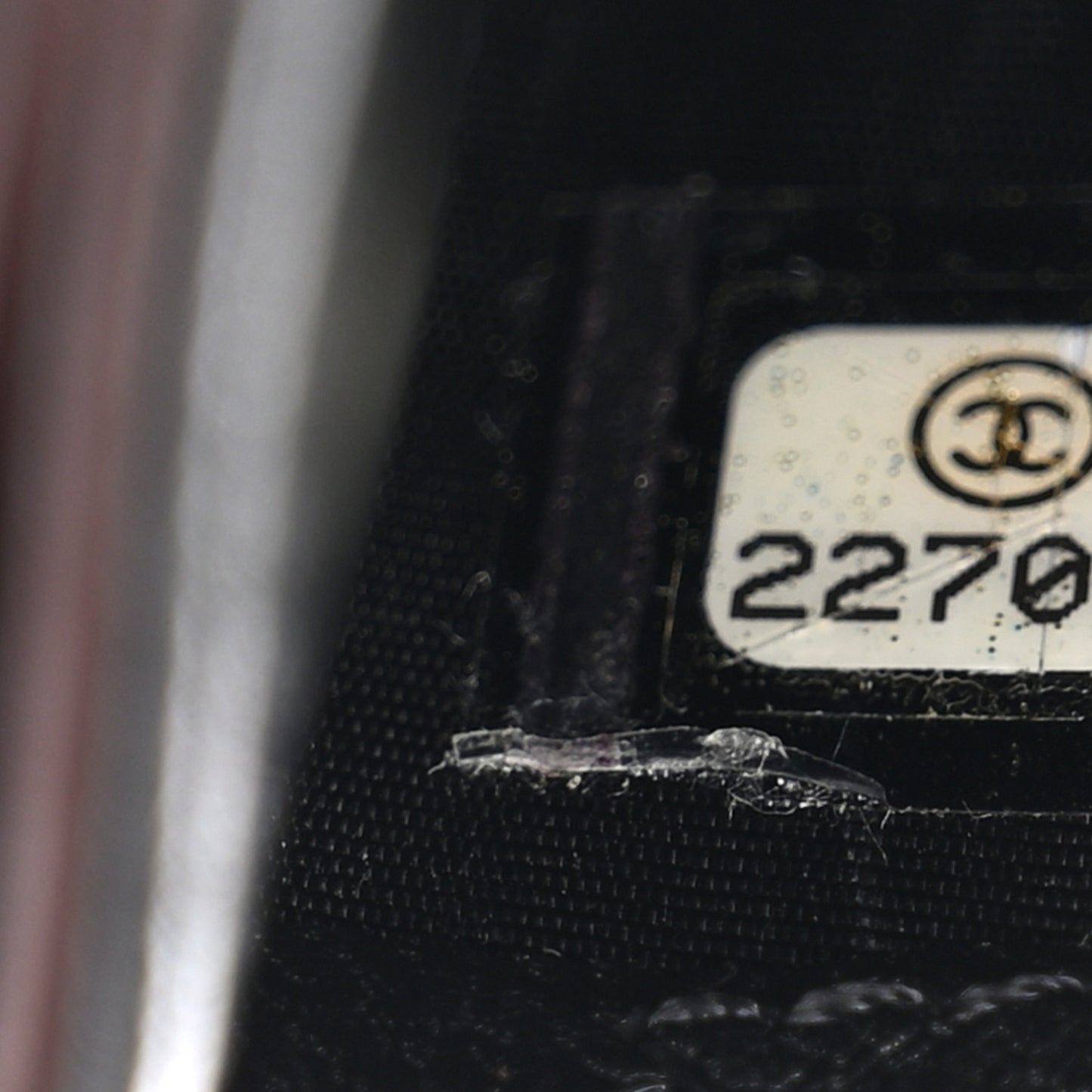 Lambskin Quilted Card Holder Black