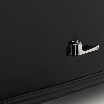 Saint Laurent Patent Calfskin Monogram Medium Solferino Satchel Black 10 of 11