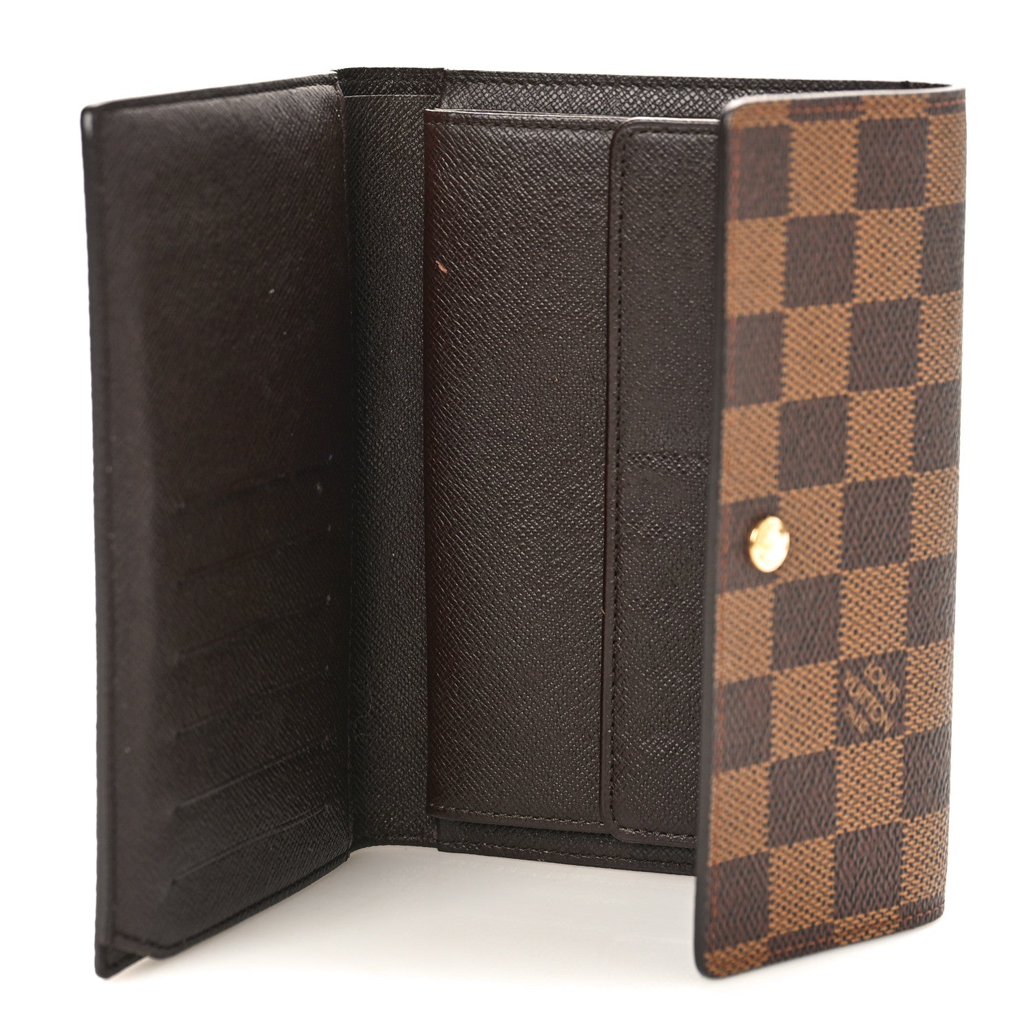 Louis Vuitton Damier Ebene Porte Tresor Etui Papier Wallet 5 of 9