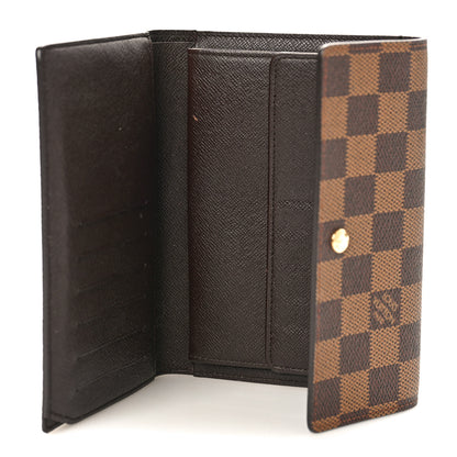 Louis Vuitton Damier Ebene Porte Tresor Etui Papier Wallet 5 of 9